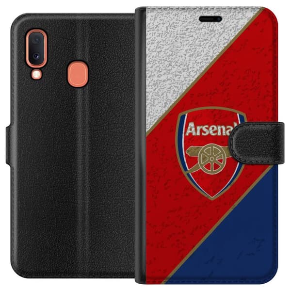 Kompatibel Tegnebogsetui til Samsung Galaxy A20e Arsenal
