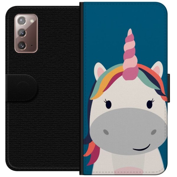 Samsung Galaxy Note20 Plånboksfodral Enhörning / Unicorn