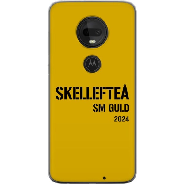 Motorola Moto G7 Gennemsigtig cover Skellefteå SM GULD