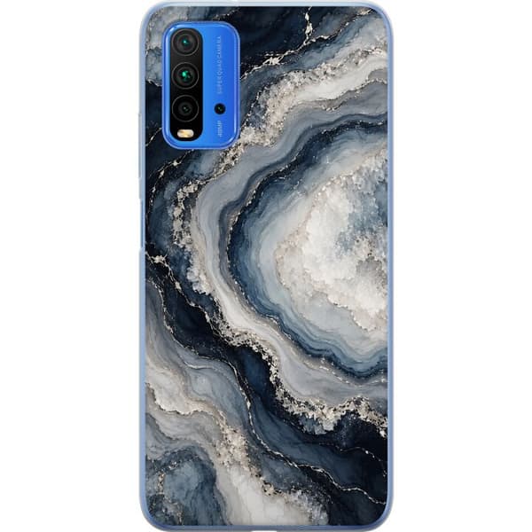 Kompatibel Mobilcover til Xiaomi Redmi Note 9 4G Nattagat blå