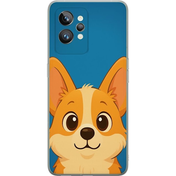 Realme GT2 Pro Gjennomsiktig deksel Hello Corgi