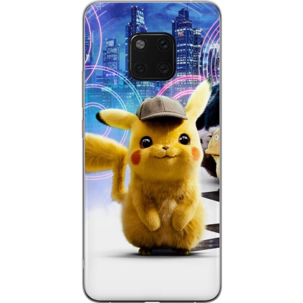 Huawei Mate 20 Pro Läpinäkyvä kuori Detektiivi Pikachu