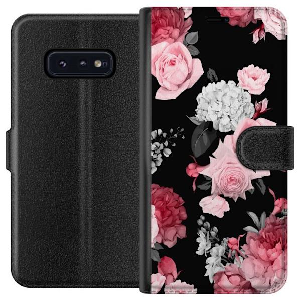 Samsung Galaxy S10e Tegnebogsetui Floral Blomst