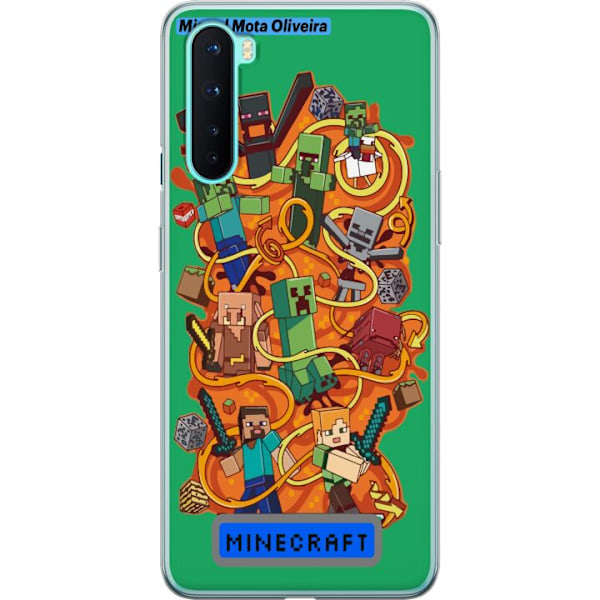 OnePlus Nord Genomskinligt Skal Minecraft