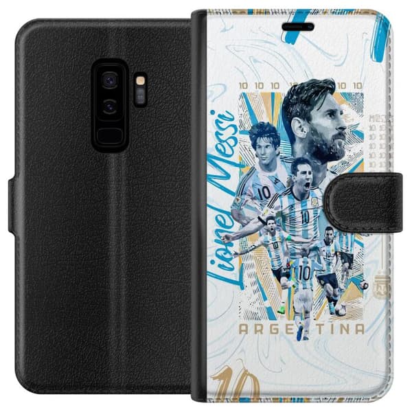 Kompatibelt Plånboksfodral till Samsung Galaxy S9+ Lionel Messi