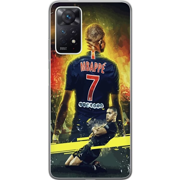 Xiaomi Redmi Note 11 Pro Genomskinligt Skal Kylian Mbappé