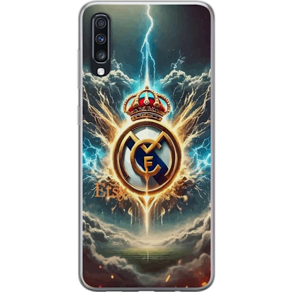 Samsung Galaxy A70 Läpinäkyvä kuori Real Madrid