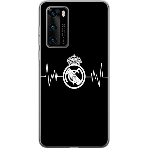 Huawei P40 Gennemsigtig cover Real Madrid CF