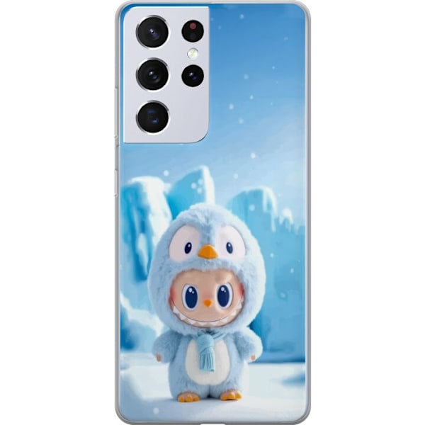 Samsung Galaxy S21 Ultra 5G Läpinäkyvä kuori musta ritari fortnite