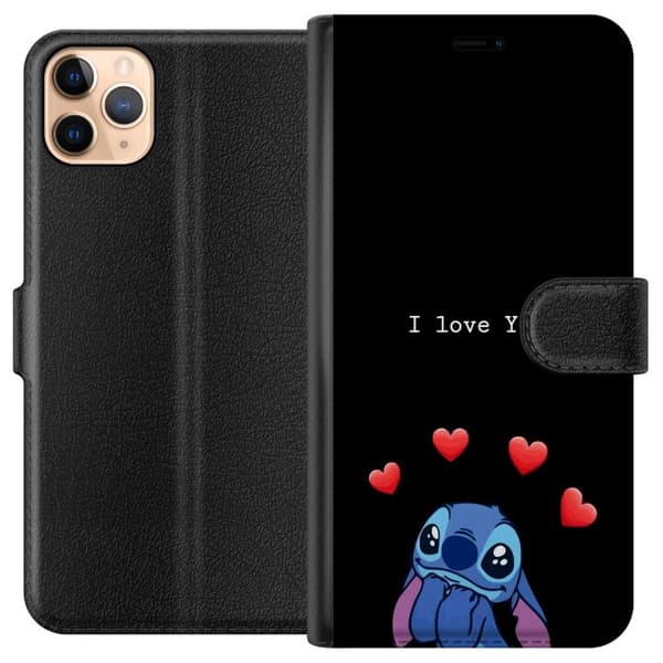 Kompatibelt Plånboksfodral till Apple iPhone 11 Pro Max Stitch Kärlek