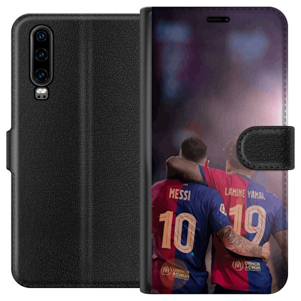 Huawei P30 Lommeboketui Lamine Yamal VS Messi