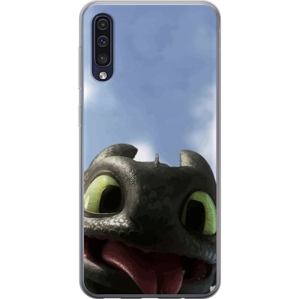Samsung Galaxy A50 Genomskinligt Skal How to Train Your Dragon (Draktränaren)