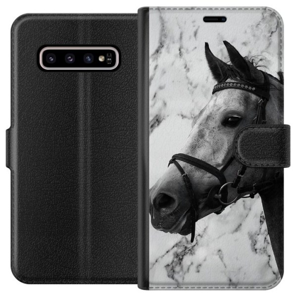 Samsung Galaxy S10+ Plånboksfodral Häst