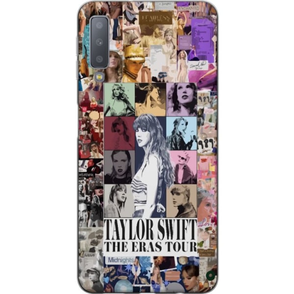 Samsung Galaxy A7 (2018) Genomskinligt Skal Taylor Swift - Era
