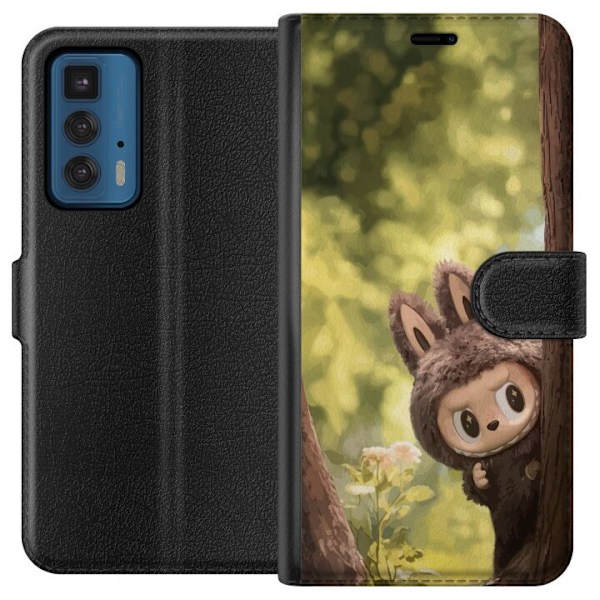 Motorola Edge 20 Pro Tegnebogsetui Labubu Graffiti Vibes – G