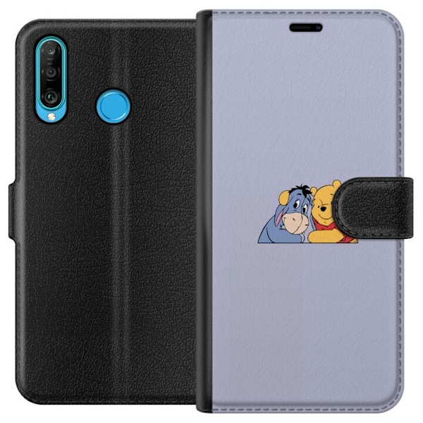 Huawei P30 lite Plånboksfodral Nalle Puh och Ior