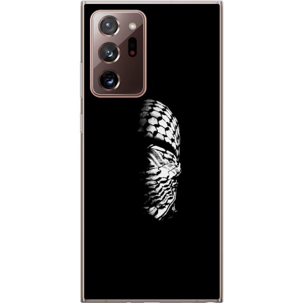 Samsung Galaxy Note20 Ultra Genomskinligt Skal Keffiyeh-mönst