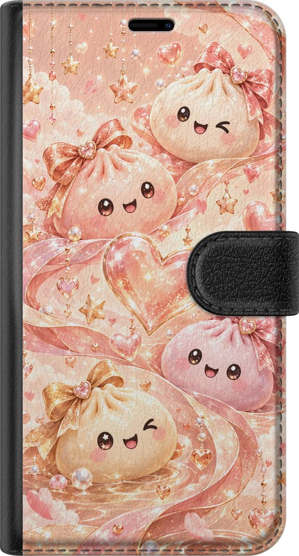 Kompatibelt Lommeboketui til Apple iPhone XS Max Rosettvenner oransje