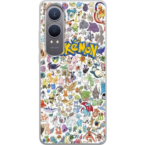 OnePlus Nord CE4 Lite Gjennomsiktig deksel Pokemon