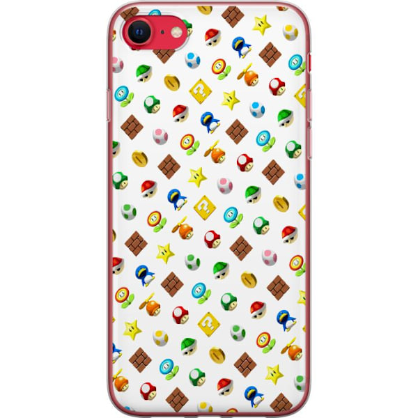 Apple iPhone 8 Gennemsigtig cover Super Mario Bros