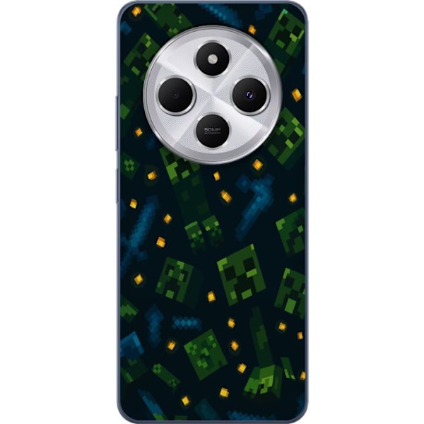 Xiaomi Redmi 14C Genomskinligt Skal Minecraft Dungeons Mob