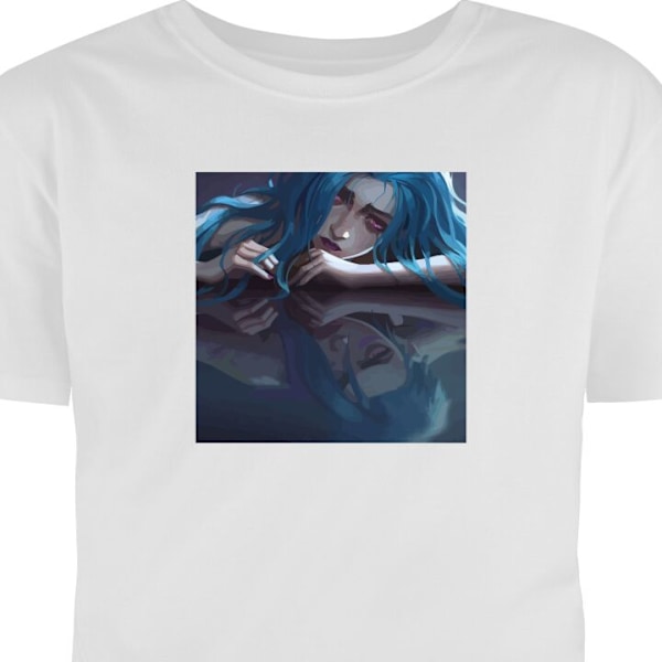 T-shirt för Vuxen | Klassisk Vuxen-T-shirt Arcane, League of vit XL