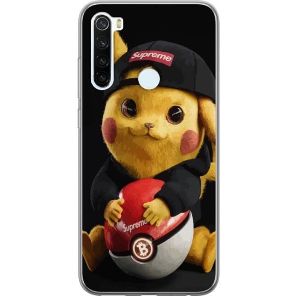 Xiaomi Redmi Note 8 Gjennomsiktig deksel Pikachu Supreme