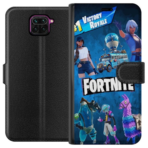 Xiaomi Redmi Note 9 Lompakkokotelo Fortnite