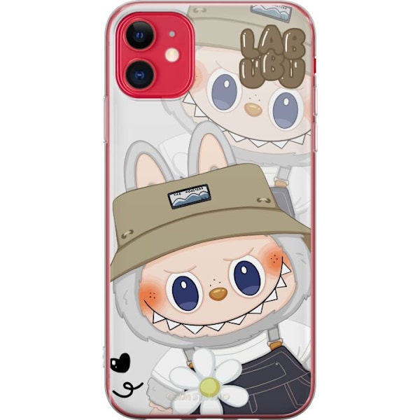 Apple iPhone 11 Läpinäkyvä kuori Labubu Minimal Mood - Yksi