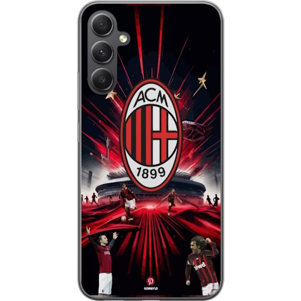 Samsung Galaxy A05s Gennemsigtig cover AC Milan
