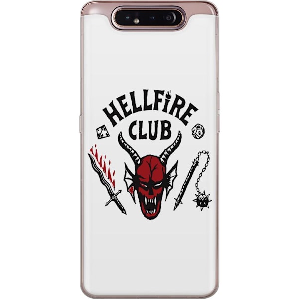 Samsung Galaxy A80 Gennemsigtig cover Stranger Things Klub