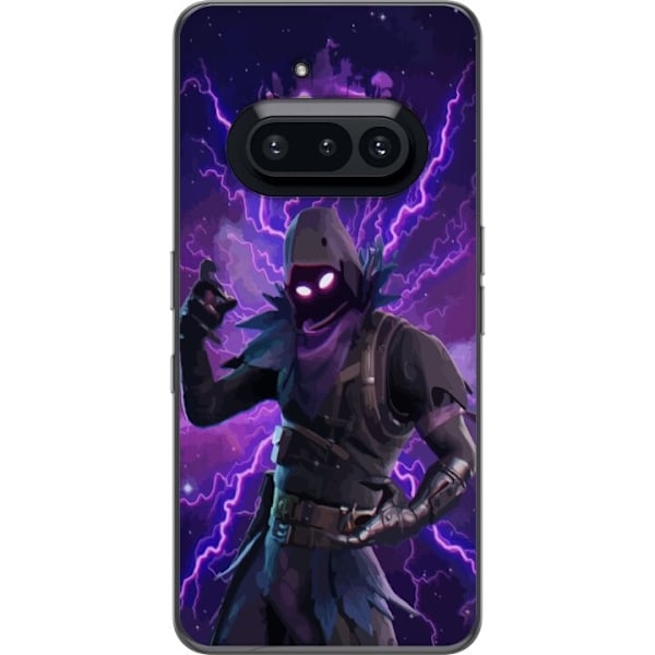 Nothing Phone (3a) Läpinäkyvä kuori Fortnite Raven