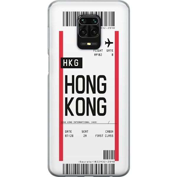 Xiaomi Redmi Note 9S Genomskinligt Skal Hongkong