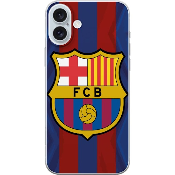 Apple iPhone 16 Plus Läpinäkyvä kuori FCB Barcelona