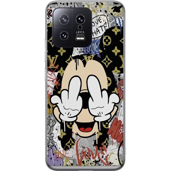 Xiaomi 13 Genomskinligt Skal Mickey Mouse