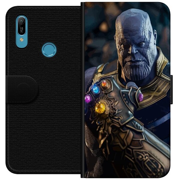 Huawei Y6 (2019) Lommeboketui Thanos Marvel