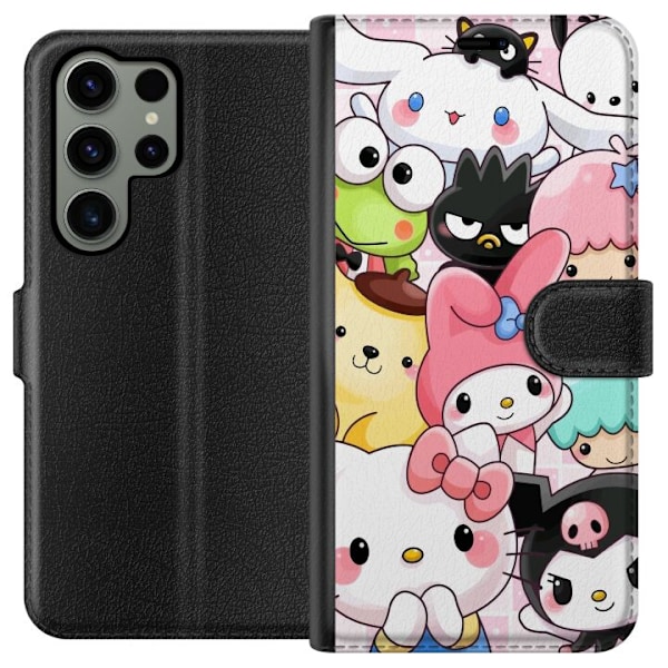 Samsung Galaxy S23 Ultra Tegnebogsetui Kawaii Sanrio Crew