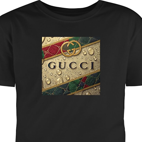 Barn-T-shirt | Bekväm T-shirt för Barn Gucci svart 3-4 År