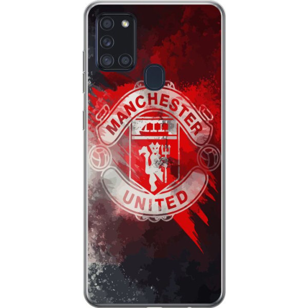 Samsung Galaxy A21s Gennemsigtig cover Manchester United FC