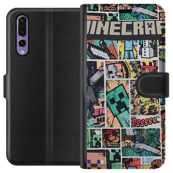 Huawei P20 Pro Lompakkokotelo Minecraft Taide