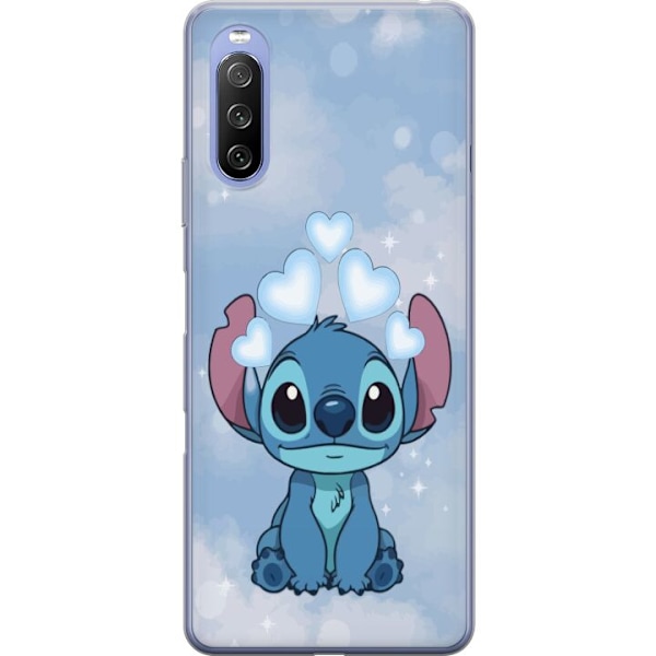 Sony Xperia 10 III Lite Gjennomsiktig deksel Stitch Hoppande G