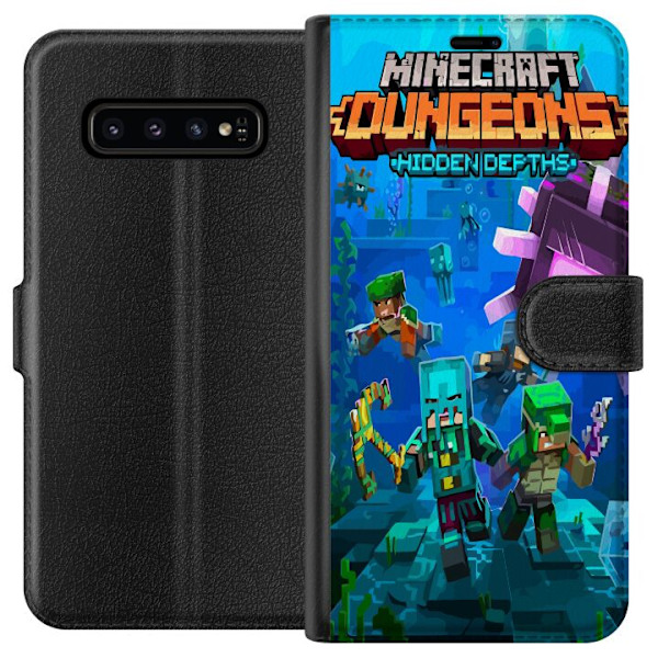 Samsung Galaxy S10 Tegnebogsetui Minecraft