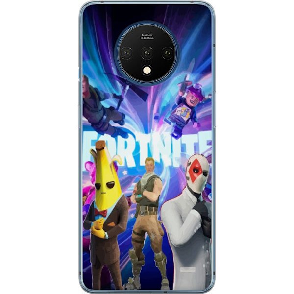 OnePlus 7T Genomskinligt Skal Fortnite