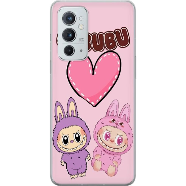 OnePlus 9RT 5G Gennemsigtig cover Labubu Pink Monster