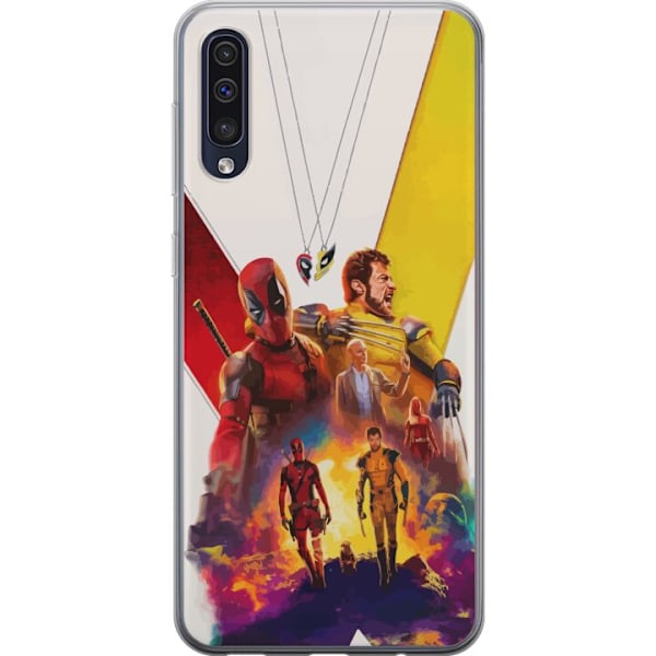 Samsung Galaxy A50 Genomskinligt Skal Wolverine Deadpool