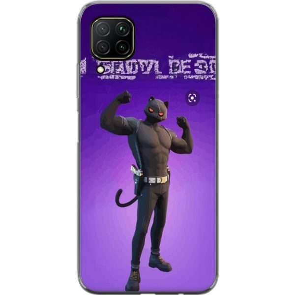Huawei P40 lite Gennemsigtig cover Fortnite - Meowscles