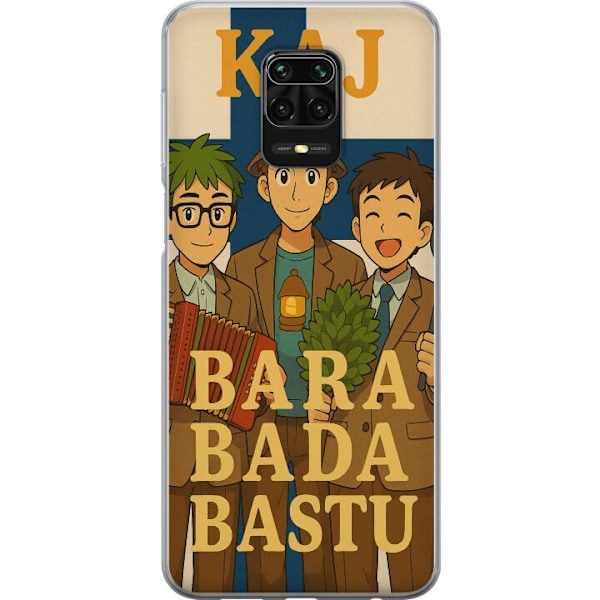 Xiaomi Redmi Note 9S Genomskinligt Skal Bara bada bastu KAJ