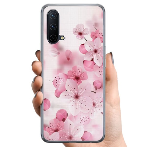 OnePlus Nord CE 5G TPU Mobildeksel Kirsebærblomst