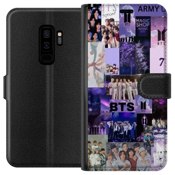 Kompatibel Tegnebogsetui til Samsung Galaxy S9+ BTS