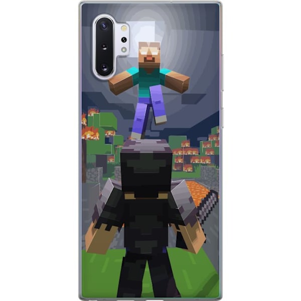 Samsung Galaxy Note10+ Genomskinligt Skal Minecraft